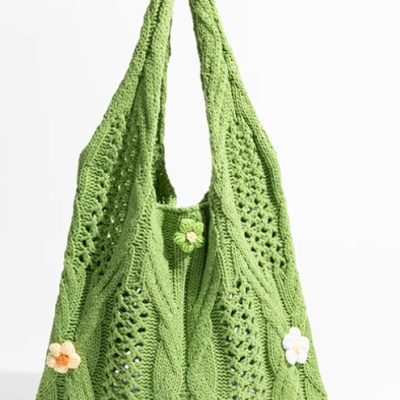 Large capacity student bag zipper cloth bag is versatile and fast