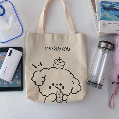 Canvas tote bag fresh bento lunch box bag