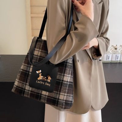 Leisure commuter large capacity bag Women's new autumn and winter all-in-one back backpack single-shoulder Tote bag