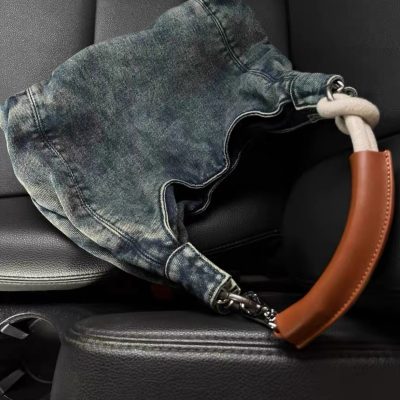 High appearance level denim Tote Bag Lady new niche casual commuter underarm bag Hottie shoulder bag